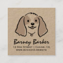 Buscar animal del dibujo animado tarjetas de visita Lindo