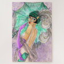 Buscar estilo del vintage puzzles Para ella