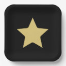 Buscar estrellas papel platos Estrella dorada