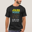 Buscar instrumentos musicales camisetas Jazz