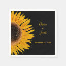 Buscar amarillo y negro servilletas Recepción