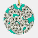 Buscar turquesa y blanco adornos Pavo real