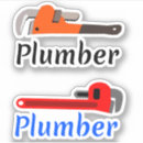 Buscar tuberías pegatinas Plomero