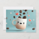 Buscar café del kawaii postales Adorable