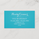 Buscar turquesa tarjetas de visita Profesional