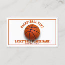 Buscar basketball tarjetas de visita Entrenador