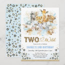 Buscar estampado de animales invitaciones Para niños