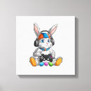 Buscar conejo de pascua lienzos Feliz