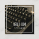 Buscar máquina escribir de tarjetas de visita Consultor