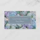 Buscar hydrangea purpura tarjetas de visita Elegante