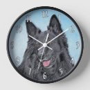 Buscar ovejas negras relojes de pared Perro de oveja