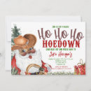 Buscar cowboy christmas invitaciones Santa claus