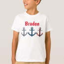 Buscar rayas náuticas camisetas Chico