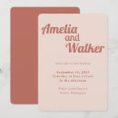 Buscar retro boda invitaciones Simple