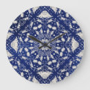 Buscar porcelana relojes de pared Floral