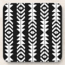 Buscar diseño blanco y negro posavasos Patrón