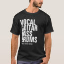 Buscar vocal camisetas Músico