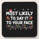 Buscar cara feliz posavasos Navidad