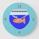 Buscar peces relojes de pared Pez dorado