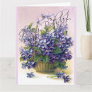 Buscar cesta de la flor tarjetas Para ella