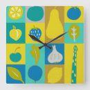 Buscar vegetable relojes de pared Kitchen