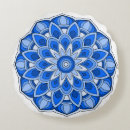 Buscar mandala azul cojines Patrón