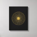 Buscar geometría sagrada lienzos Oro