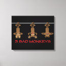 Buscar monos lienzos Tres