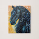 Buscar pinturas del caballo puzzles Azul