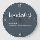 Buscar wanderlust relojes de pared Vagabundo