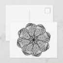 Buscar mandala negra postales Para ella