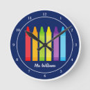 Buscar colores primarios relojes de pared Azul