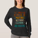 Buscar electrón camisetas Protones