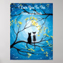 Buscar pintura gato posters Noche estrellada