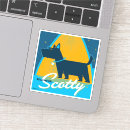 Buscar perros scotty pegatinas Aterrador