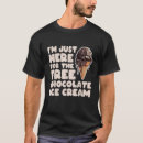 Buscar helado de chocolate camisetas Hielo