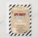 Buscar detective invitaciones Fiesta de detectives