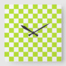 Buscar lime green relojes de pared Abstracto