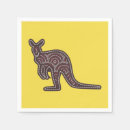 Buscar canguro servilletas Patrón