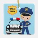 Buscar policía adornos Para niños