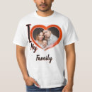 Buscar amo a mi familia camisetas Corazón