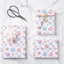 Buscar flores pintadas papel de regalo Futura madre