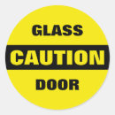 Buscar de la puerta pegatinas Cautela