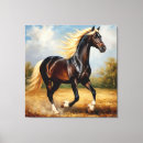 Buscar caballos lienzos Caballo marrón