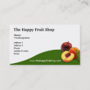 Buscar fruta tarjetas de visita Frutero