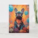 Buscar bulldog tarjetas Acuarela