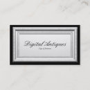 Buscar marco antiguo tarjetas de visita Nombre