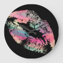 Buscar labios relojes de pared Lápiz labial