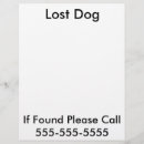 Buscar perdido flyers Perro
