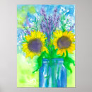 Buscar girasoles azules posters General y unisex
